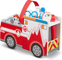 
              Camión de rescate de madera de Marshall Melissa & Doug
            
