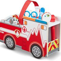 Camión de rescate de madera de Marshall Melissa & Doug