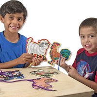 Paneles de Madera y Cordones Granja Melissa & Doug