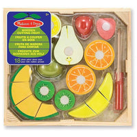 Frutas de madera para cortar