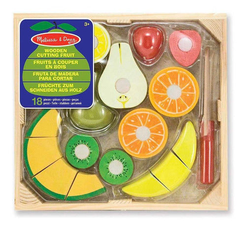 Frutas de madera para cortar
