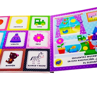 Libro paso a pasito aprendo los colores
