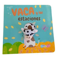 Cuento infantil con títere de vaca
