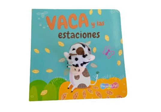 Cuento infantil con títere de vaca