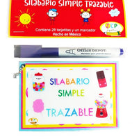 Silabario simple trazable