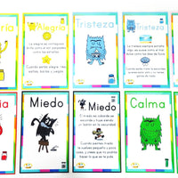 Tarjetas el monstruo de las emociones