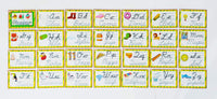 
              Abecedario letra cursiva trazable
            