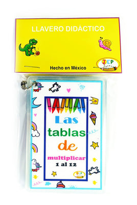 Llavero de tablas