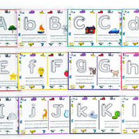 Abecedario minúsculas y mayúsculas trazables