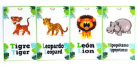 
              Tarjetas animales de la selva
            