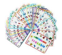 
              Abecedario minúsculas y mayúsculas trazables
            
