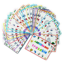 Abecedario minúsculas y mayúsculas trazables