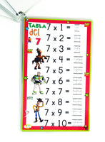 
              Tablas de multiplicar Toy Story trazables
            