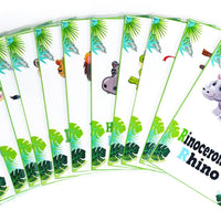 Tarjetas animales de la selva