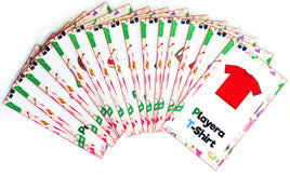 Tarjetas didácticas aprendiendo las prendas de vestir