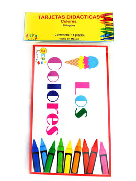 Tarjetas de los colores