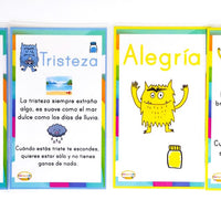 Tarjetas el monstruo de las emociones