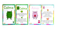 
              Tarjetas el monstruo de las emociones
            