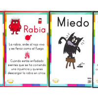 Tarjetas el monstruo de las emociones