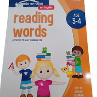 Libro aprendo en casa en inglés Reading Words