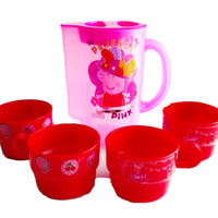 Jarra y tazas Peppa pig