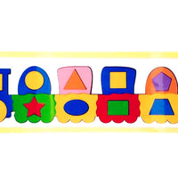 Tren de figuras geométricas