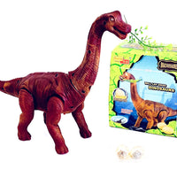 Dinosaurio con luz y sonido, pone huevos