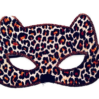 Antifaz de leopardo