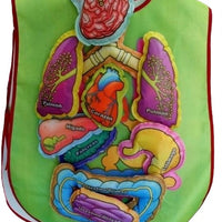 Chaleco  infantil con órganos del cuerpo humano de tela