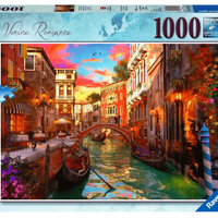 Rompecabezas Romance en Venecia 1000 piezas
