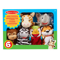Juego de Títeres de Mano Safari 6 piezas
