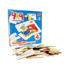Rompecabezas Trasporte 4x4