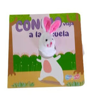 Cuento infantil con títere de conejo