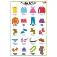Lámina partes del cuerpo/ prendas de vestir