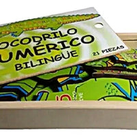 Cocodrilo numérico bilingüe