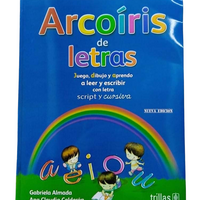 Libro arcoiris de letras