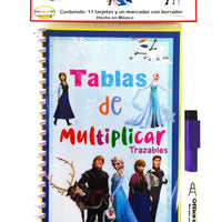 Tablas de multiplicar frozen