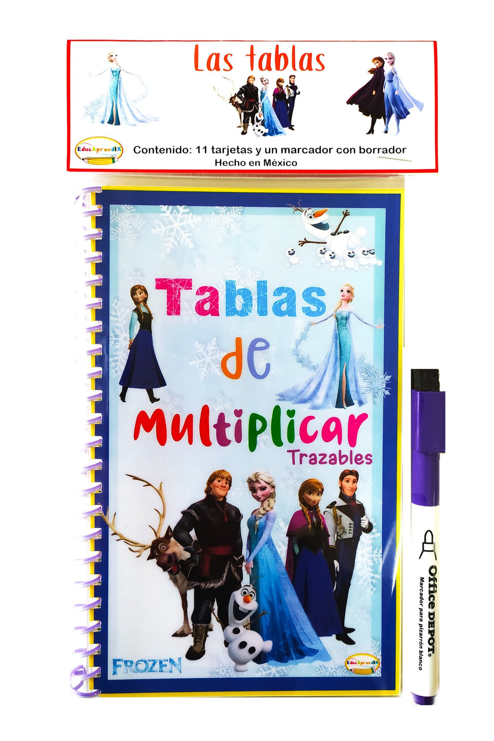 Tablas de multiplicar frozen