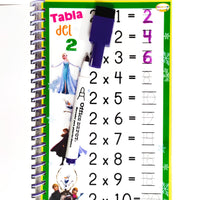 Tablas de multiplicar frozen