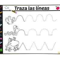 Cuadernillo trazando con Peppa pig