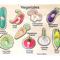 Rompecabezas de pija verduras