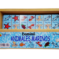 Dominó de animales marinos