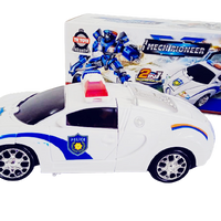 Carro policía transformer
