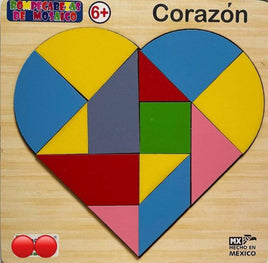 Rompecabeza mosaico corazón