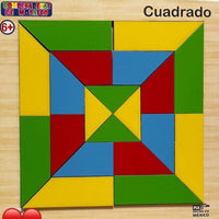 Rompecabezas mosaico cuadrado