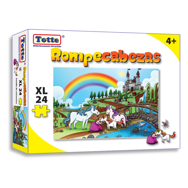 Rompecabezas Familia de unicornios