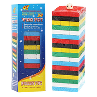 Jenga de colores