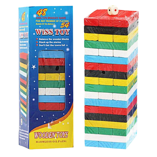 Jenga de colores