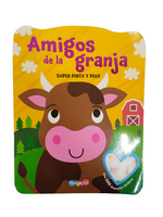 
              Amigos de la granja súper pinta y pega
            