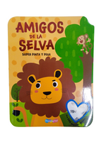 
              Amigos de la selva súper pinta y pega
            